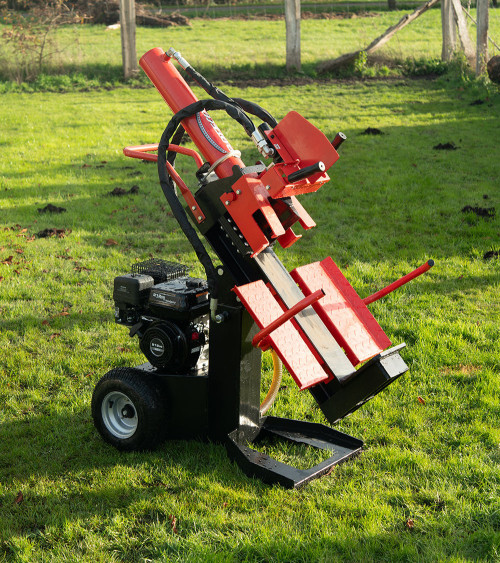 Astilladora leña 22 toneladas gasolina 3 posiciones doble bomba Roteco TOP LINE