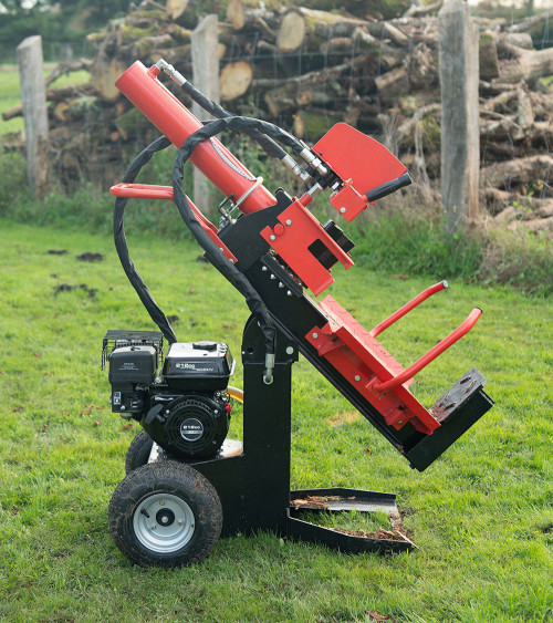 Astilladora leña 22 toneladas gasolina 3 posiciones doble bomba Roteco TOP LINE