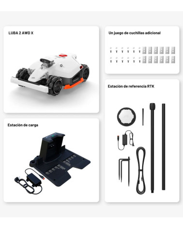 Robot cortacésped sin cables Luba 2 AWD 3000X