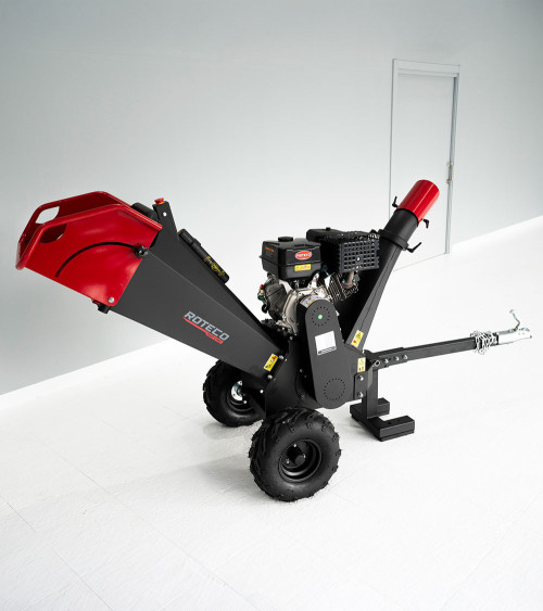 Biotrituradora gasolina Roteco GS15002 15cv 120mm enganche remolque