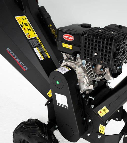 Biotrituradora gasolina Roteco GS15002 15cv 120mm enganche remolque