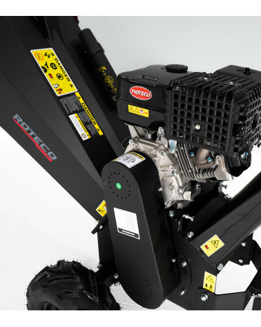 Biotrituradora gasolina Roteco GS15002 15cv 120mm enganche remolque