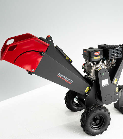 Biotrituradora gasolina Roteco GS15002 15cv 120mm enganche remolque