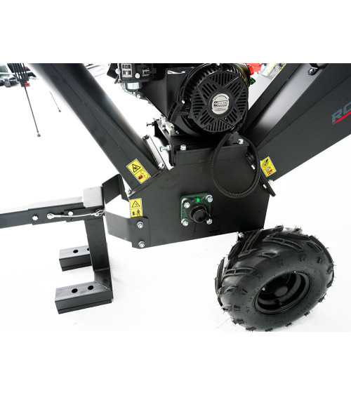 Biotrituradora gasolina Roteco GS15002 15cv 120mm enganche remolque