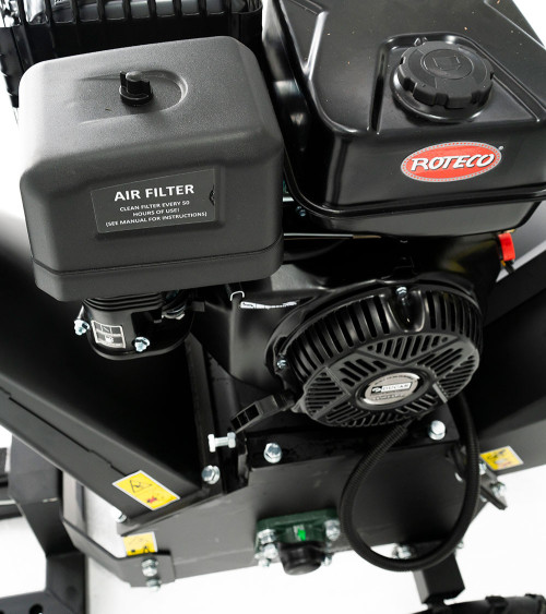 Biotrituradora gasolina Roteco GS15002 15cv 120mm enganche remolque