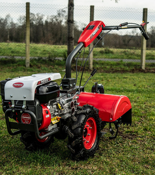 Motocultor Roteco Smooth 2+1 gasolina 7HP con ruedas 400.8 y fresa 60cm