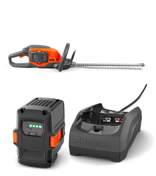 Cortasetos bateria Husqvarna 215iHD45 45cm (batería BLi10 2.0Ah + cargador 40-C80)