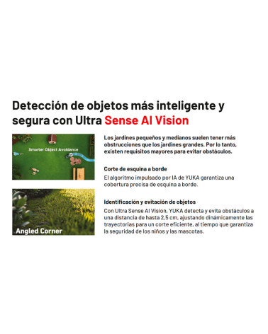Robot cortacésped Mammotion Yuka 2000 metros (opcional recogehojas y autovaciado)
