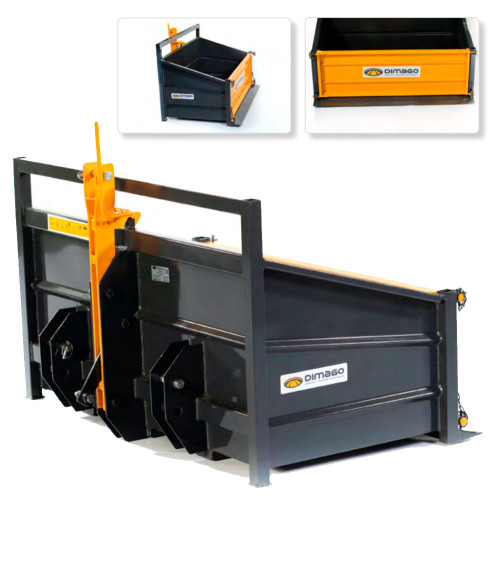 Caja de carga basculante para mini tractores Dimago 1000