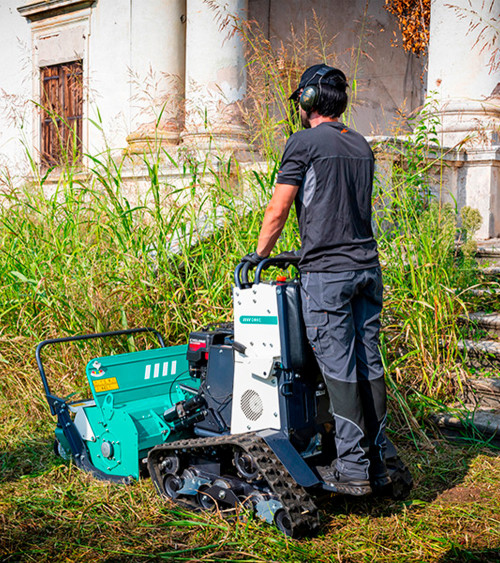 Desbrozadora profesional de orugas OREC ZHR 800 - Motor Honda 389 cc 80 cm