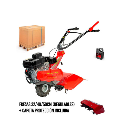 Motocultor Motobobinadora RT401 163cc 2 velocidades + fresas 32/40/50